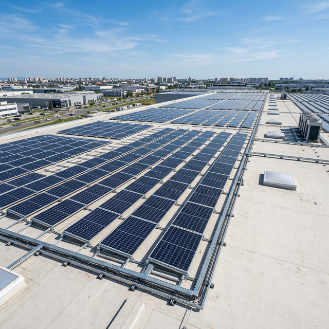 Solar Panels on Roof